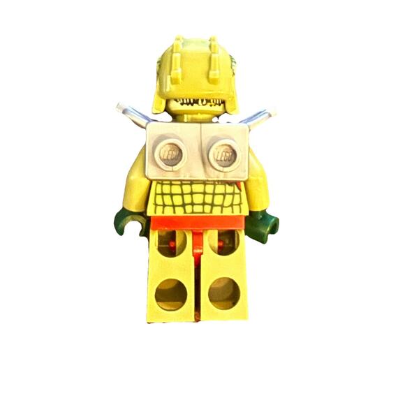 2013 Lego Crawley Flat Silver Armor Legends of Chima loc162 Minifigure - Picture 2 of 2